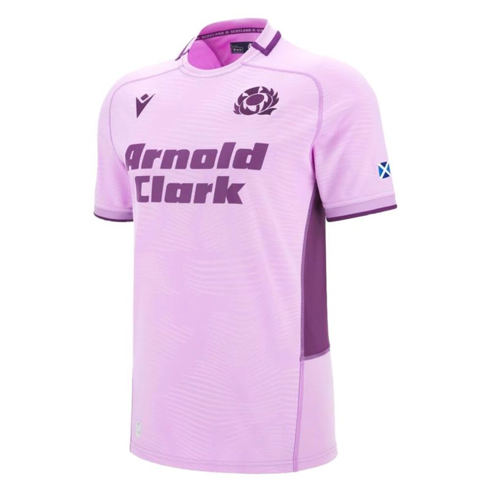 Macron Childrens/Kids Rugby World Cup 2025 Scotland Away Shirt / Pink
